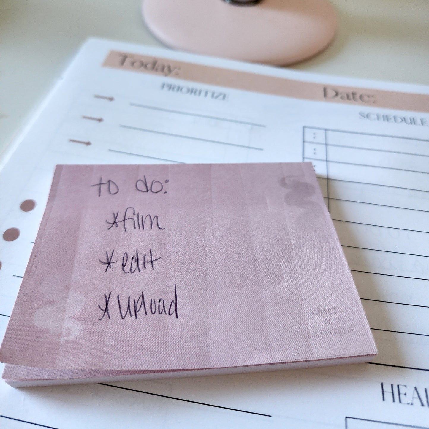 Grace + Gratitude Sticky Notes