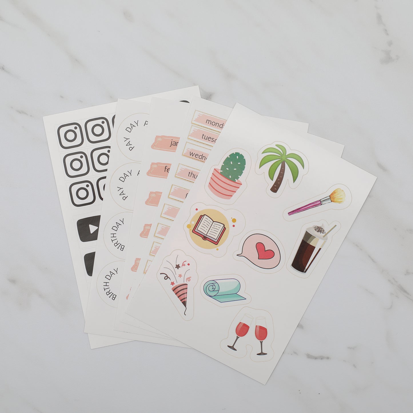 Sticker Pack - 5 Sheets