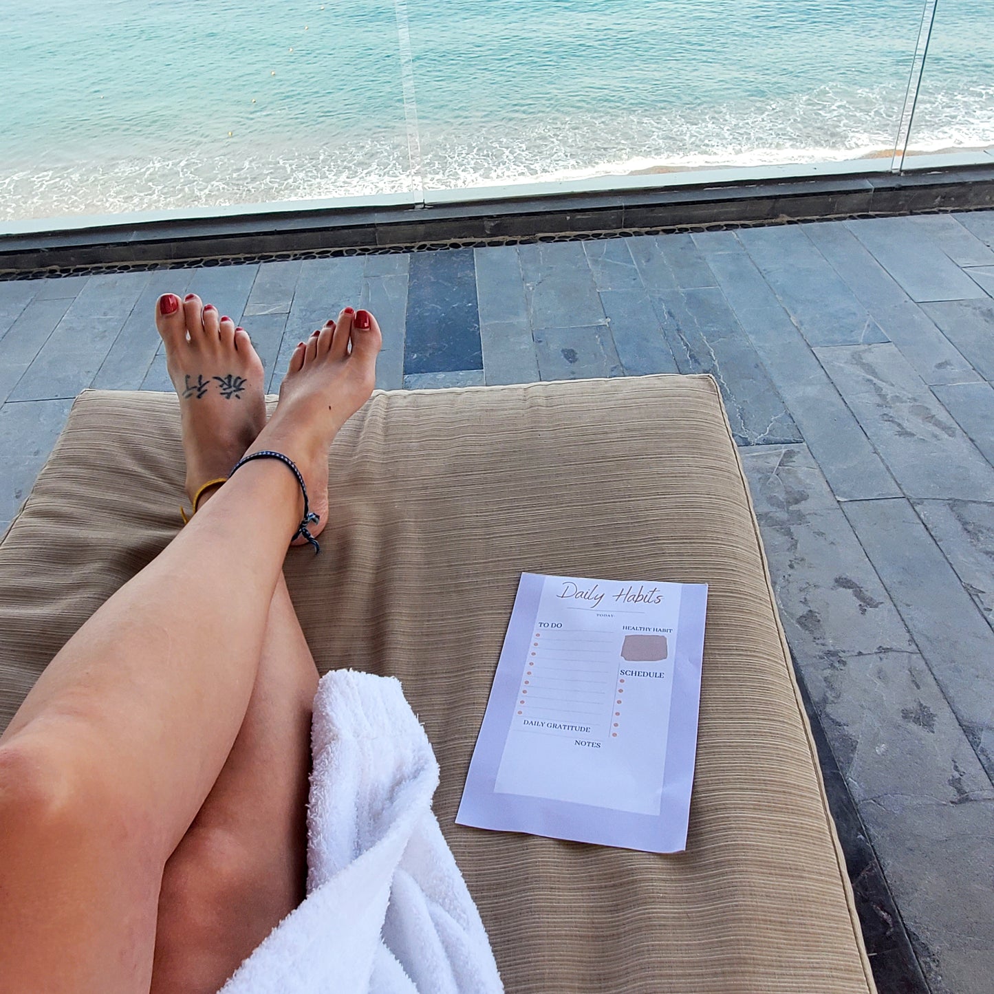 Daily Habits Notepad