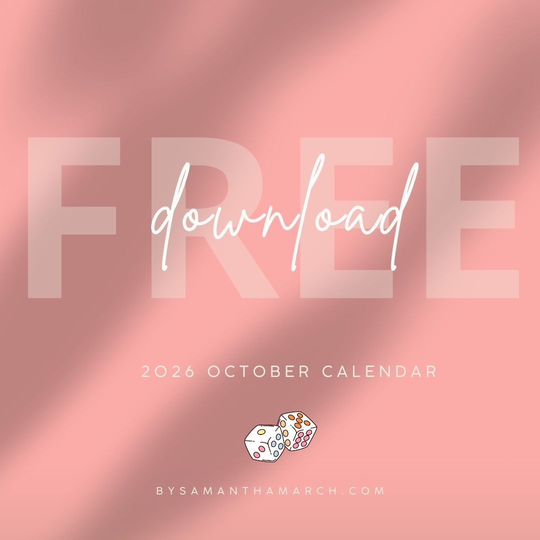 Free download: October 2026 Healthy Habits Calendar
