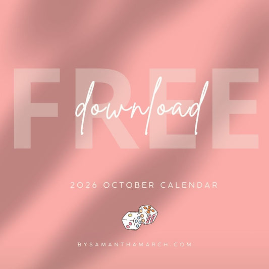 Free download: October 2026 Healthy Habits Calendar