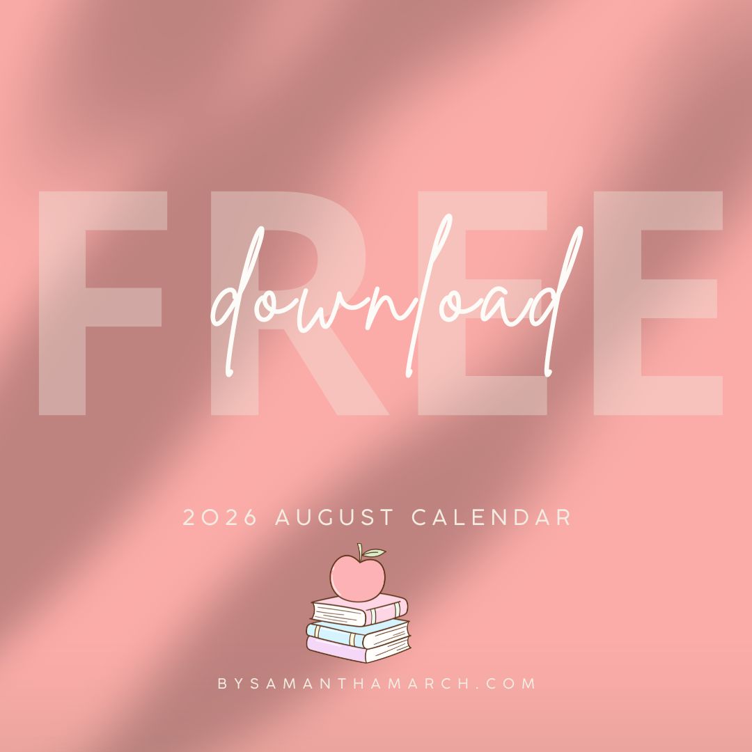 Free download: August 2026 Healthy Habits Calendar