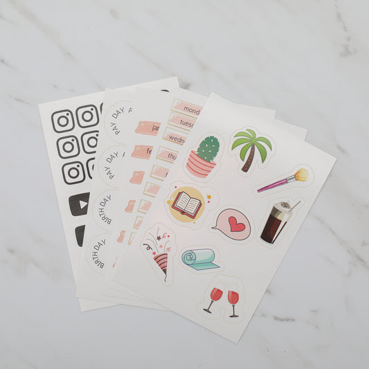 Sticker Pack - 5 Sheets