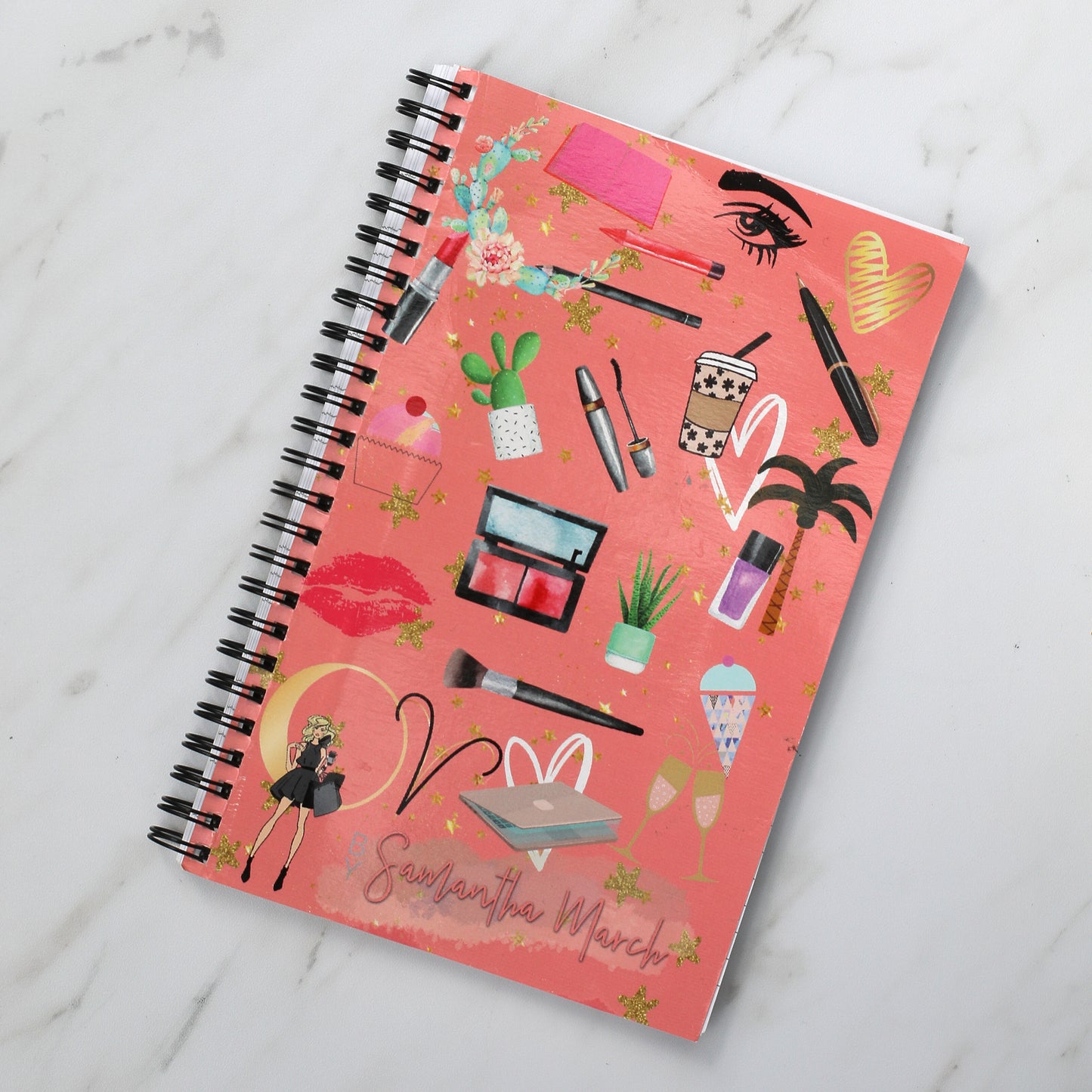 Pink Favorites Spiral Notebook
