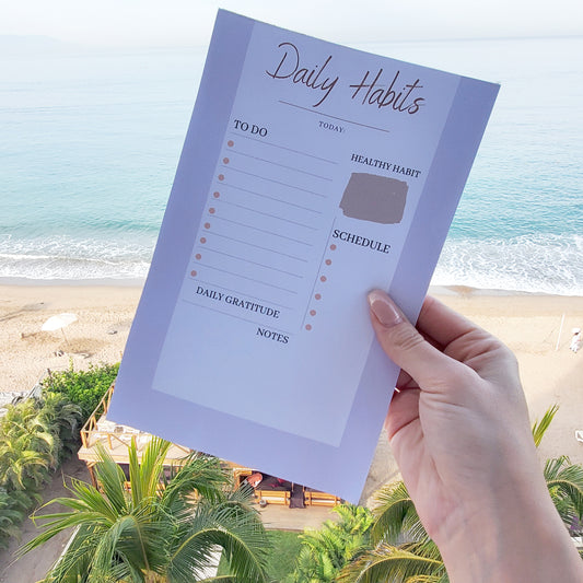 Daily Habits Notepad